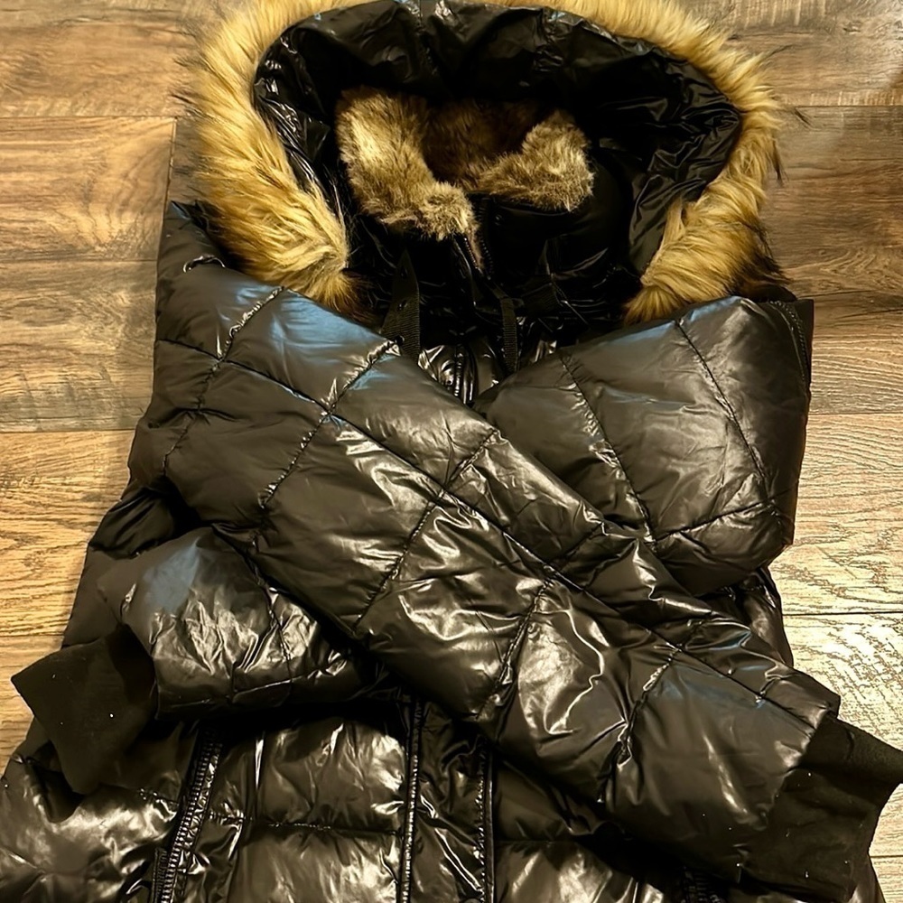 S13 New York l Chelsea Mid-Length Down Puffer Coat l Black l Size XXL l NWOT - Picture 3 of 14